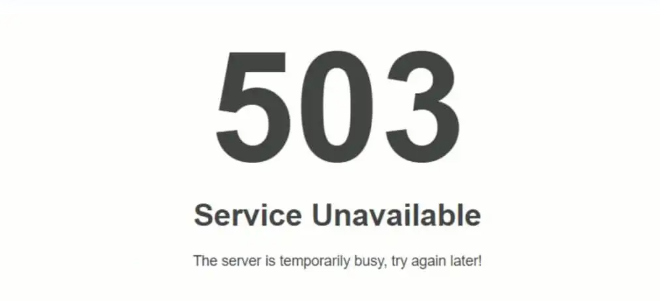 Understanding the Causes and Solutions of the 503 Error